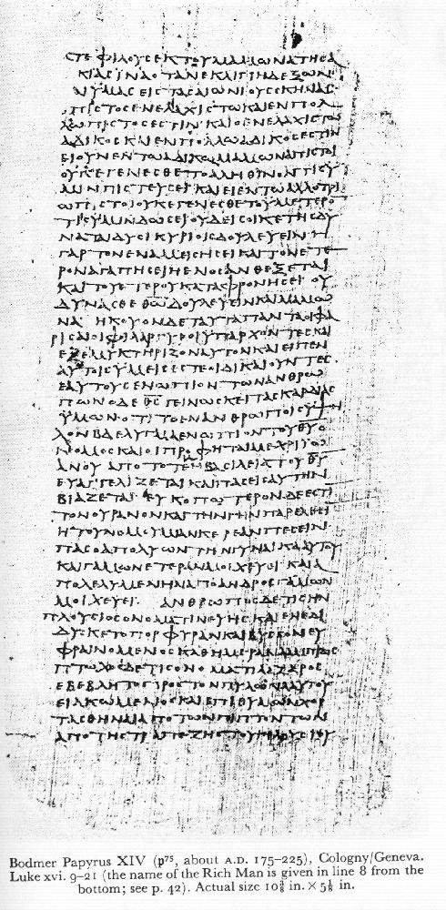 Bodmer Papyrus XIV